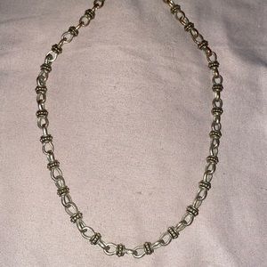 Silver chain necklace